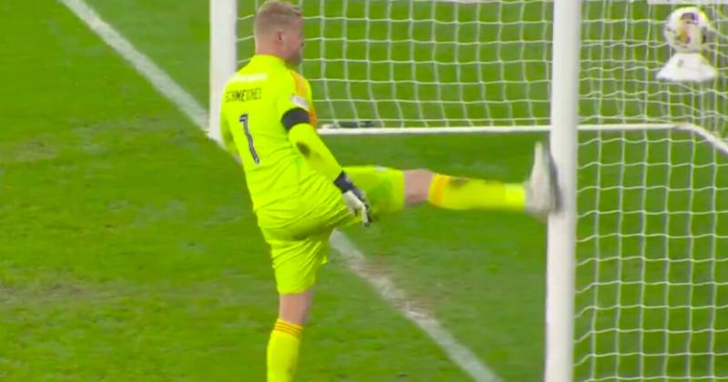 Furious Kasper Schmeichel reaction goes beyond Aberdeen goal as shot at Celtic history passes him by