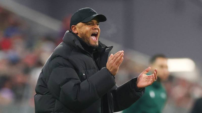 What Vincent Kompany privately said about Celtic in Bayern dressing room