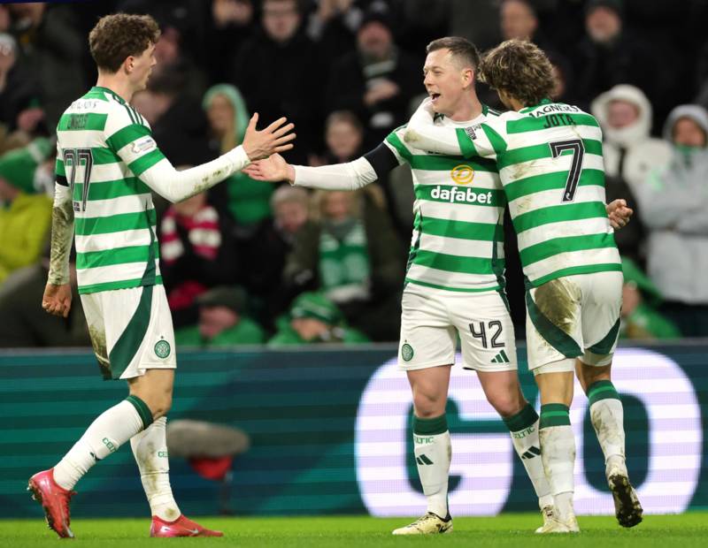 Surpassing ‘The Maestro’ for Celtic is music to Callum McGregor’s ears