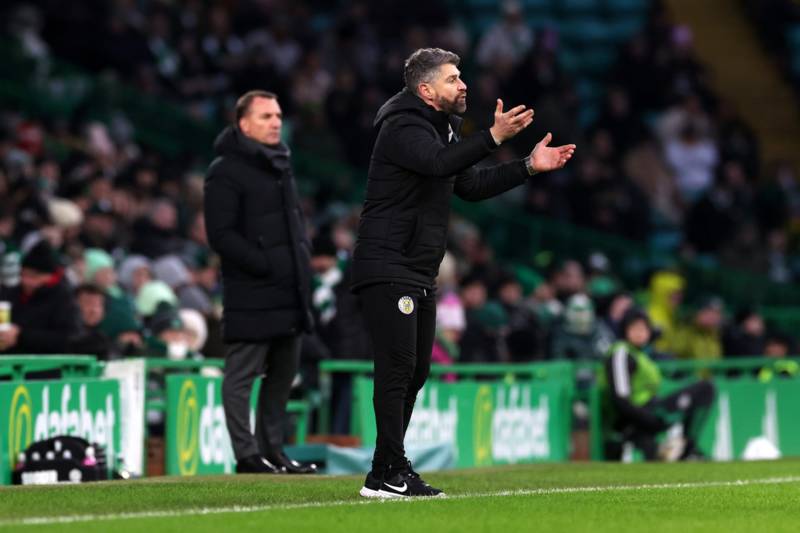 ‘The Celtic bench knew’ – Stephen Robinson gets salty on Sky Sports over St Mirren ‘penalty’ claim