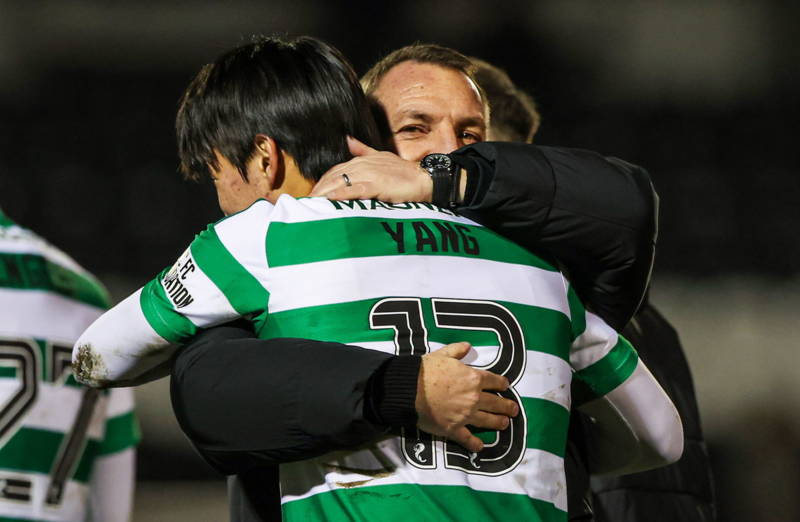 Yang’s development at Celtic does not make a case for Mark Lawwell. It’s all down to Rodgers.