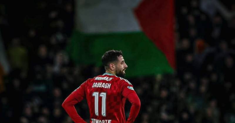 Aberdeen star in thankful gesture to Celtic ultras for Palestine support as Green Brigade display doesn’t go unnoticed