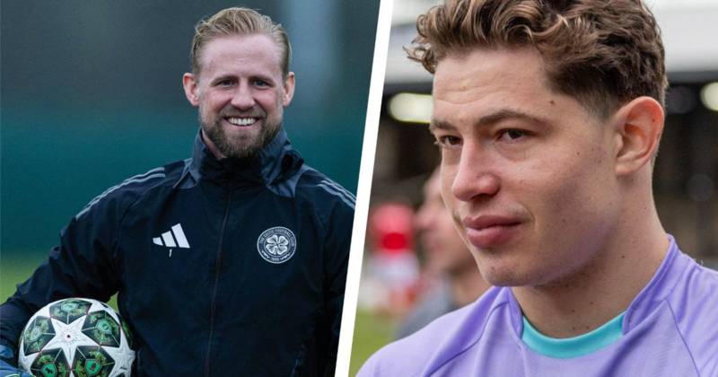 Celtic goalkeeper Josh Clarke says learning from Kasper Schmeichel has prepared him for Ayr United title fight