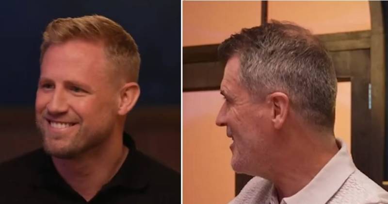 Kasper Schmeichel slapped with Celtic paycheck one liner as Roy Keane responds to bizarre aftershave probe