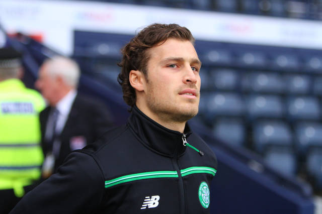 Photo: Former Celtic Star Back In Glasgow, Delights At Pre-Match Pie