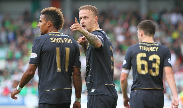 Leigh Griffiths scores twice as Celtic kick off league defence in style