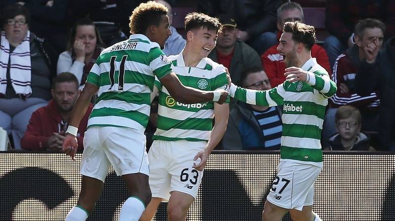 Scott Sinclair treble fires Celtic to Scottish Premiership title