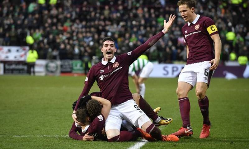 Hearts striker Kyle Lafferty didn’t expect to smash Celtic