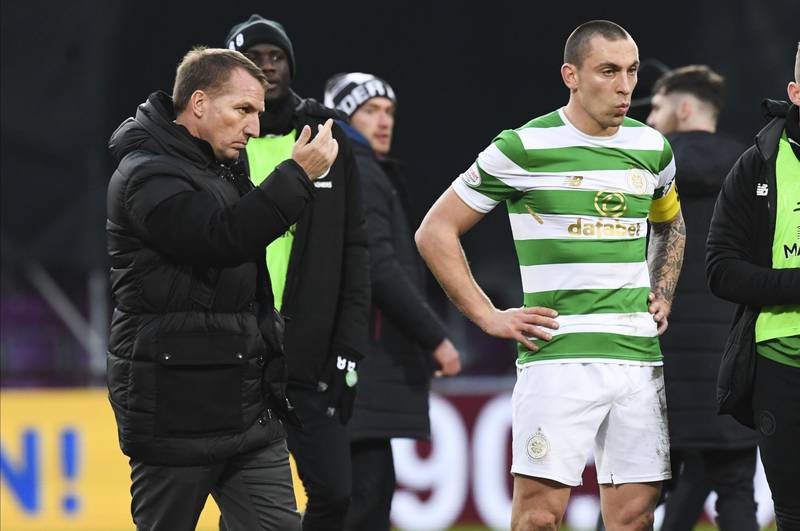 Scott Brown admits Celtic have failed to scale last season’s heights after Hearts end their record run