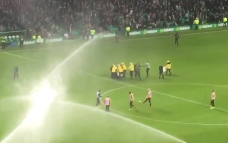 Video: Marvin Compper’s Celtic Park Unveiling Interrupted By a Sprinkler