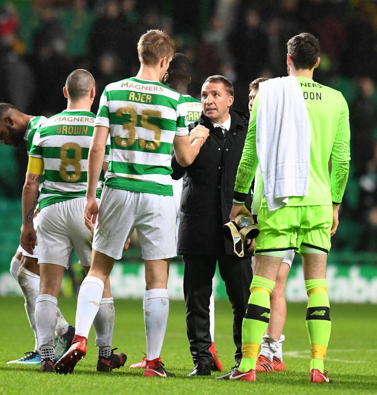 Kristoffer Ajer “starting to dominate” enthuses Celtic manager Brendan Rodgers