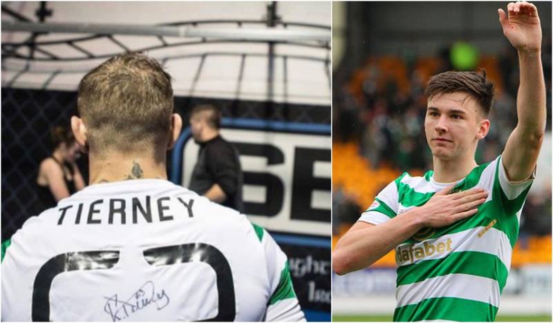 Kieran Tierney Salutes Conor McGregor After He Wore the Defender’s Celtic Shirt in Training