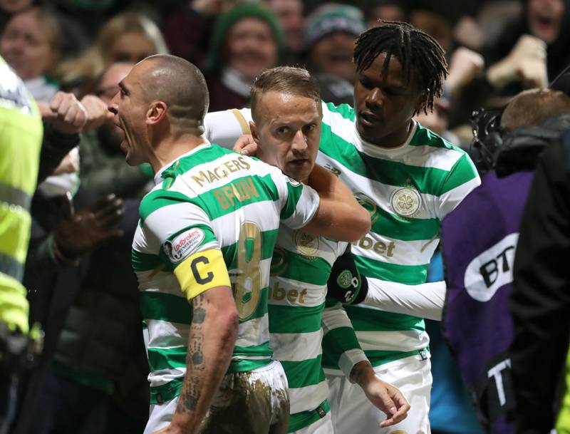 Partick Thistle 1 Celtic 2; Leigh Griffiths nets the winner as Celtic come from behind at Firhill