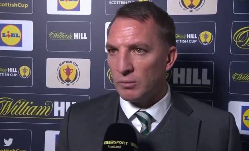 Video: Brendan Rodgers Concedes Celtic Must Play “Much Better” After Partick Thistle Win