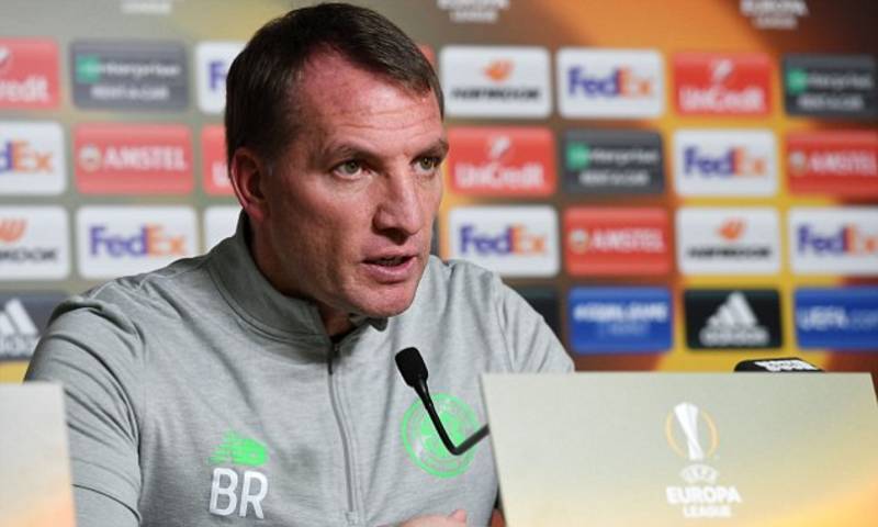 Rodgers tells Celtic fans to rein in Europa League hopes