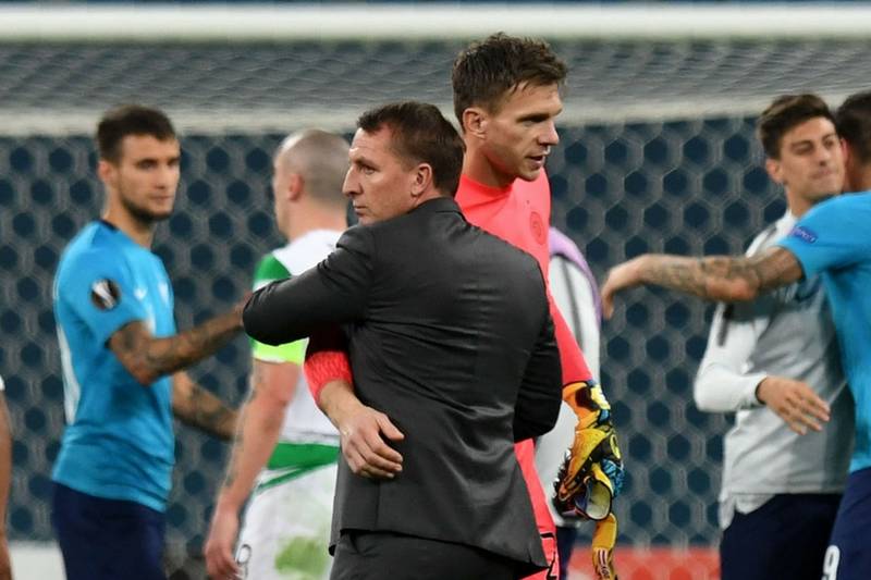 Celtic keeper Dorus de Vries insists he was not to blame for Zenit’s ‘nightmare’ second goal