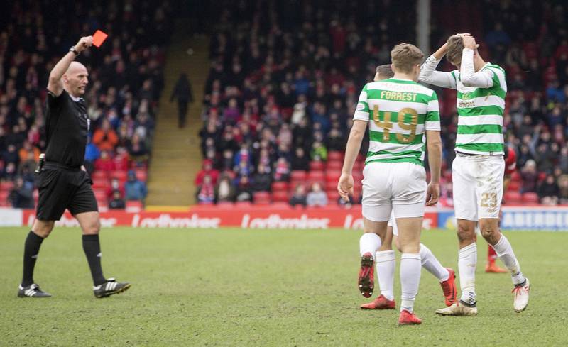 Celtic defender Mikael Lustig faces Ibrox ban