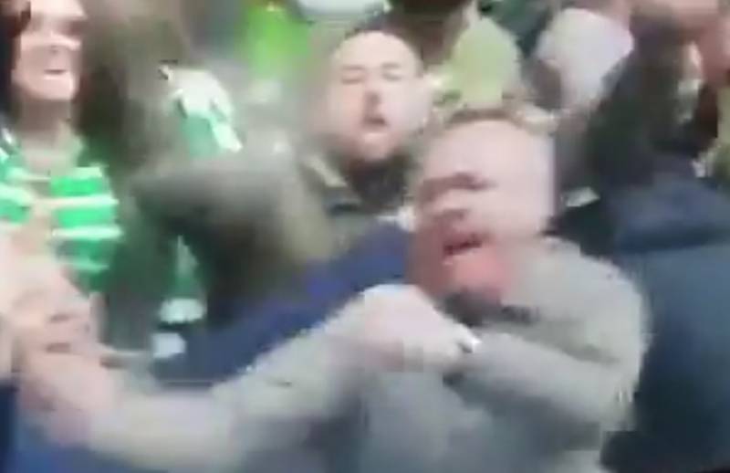 Some Celtic Fans Think They Spotted John Higgins Going Mad at Ibrox on Sunday