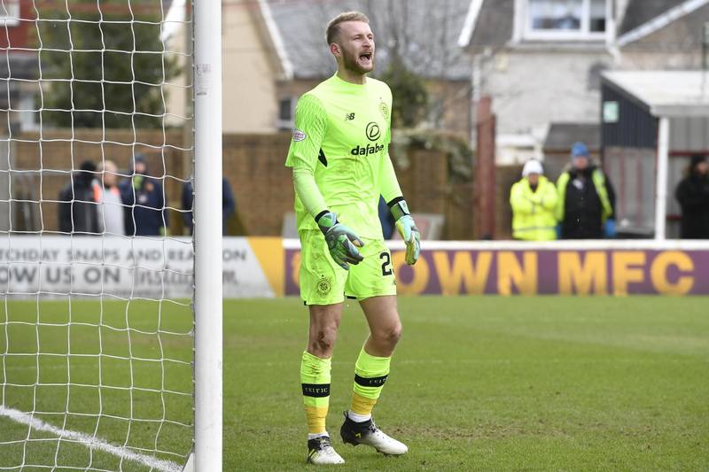 Celtic goalkeeper Scott Bain in the groove with Hoops