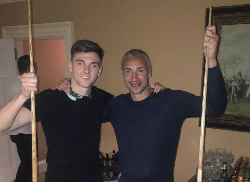 Kieran Tierney Tells of Snooker Doubles Win With Hero Henrik Larsson