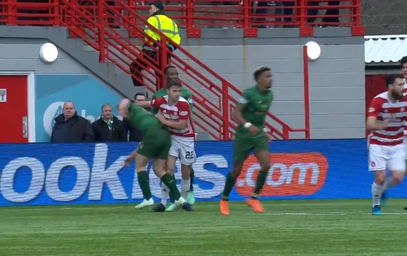 Video: Did Darren Lyon Deserve to Be Sent Off After This Tussle With Kieran Tierney?