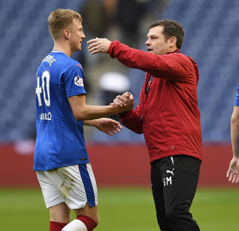 Graeme Murty urges his men to feed off pain of defeat