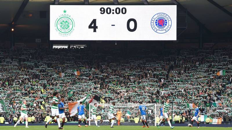 Celtic, Rangers fans create ‘Hampden Roar’ almost as loud as jet engine