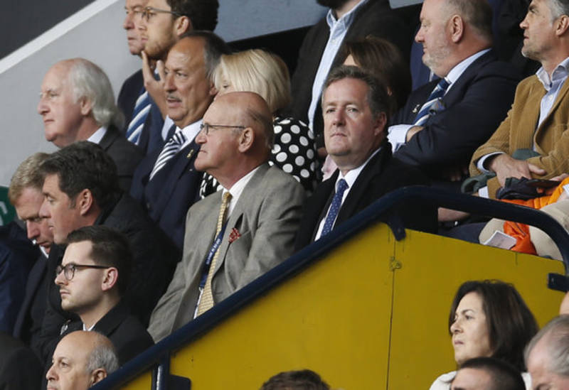 Piers Morgan raves about Celtic senior man after Dermot Desmond revelation