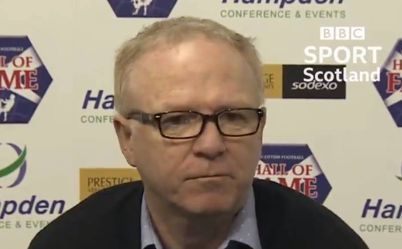 Video: Alex McLeish Calls on Celtic and Rangers Fans to “Keep Their Control” on Sunday