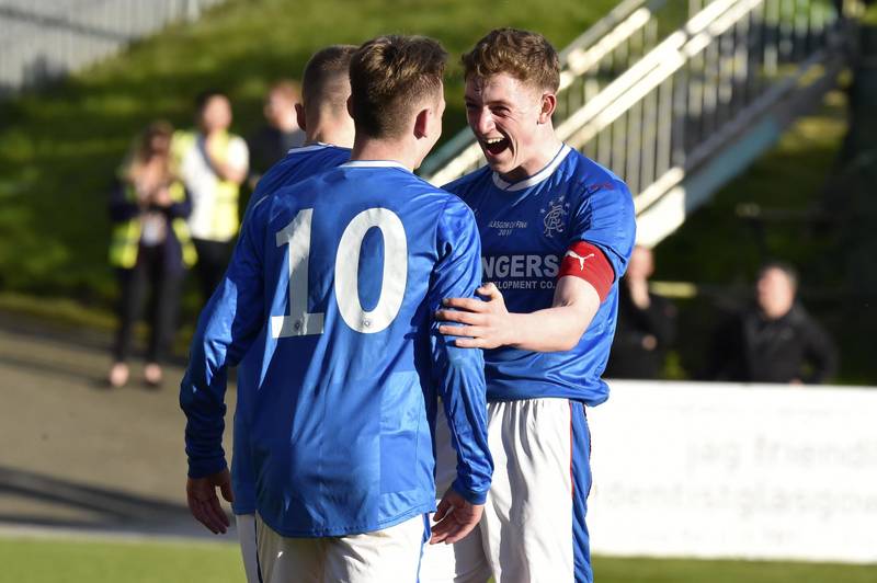 Rangers U17 3-0 Celtic U17: Ibrox kids lift the Glasgow Cup with O** F*** win