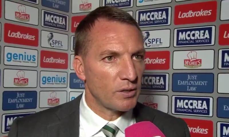 Brendan Rodgers Says He’s ‘Embarrassed’ of Tynecastle Pitch