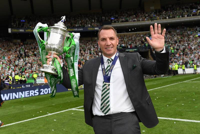 Brendan Rodgers targets three-peat as Celtic make history