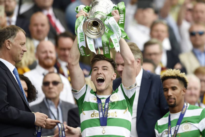 Kieran Tierney is desperate for 10 in a row and is in no rush to leave Celtic – Murdo Macleod