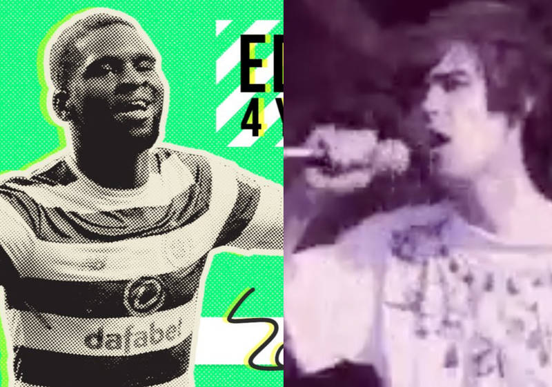 Celtic Tee Up Odsonne Edouard Unveiling With Stone Roses Tweet