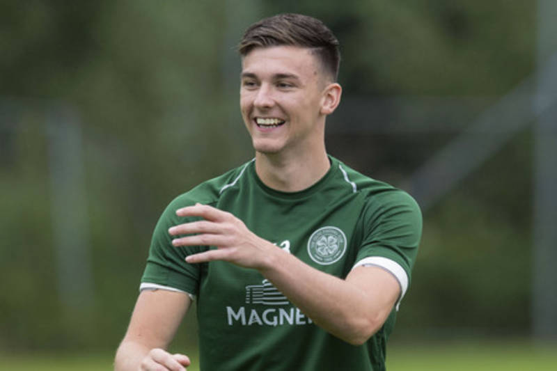 Kristoffer Ajer tells Kieran Tierney his Celtic team-mates are desperate for him to stay