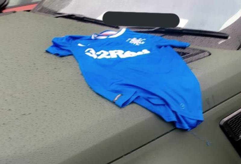 Leigh Griffiths Pokes Fun at Rangers Fan Who Laid Gers Strip on His Car