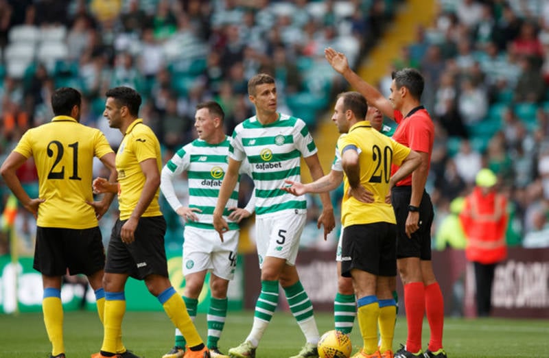 Early red card can’t derail Celtic’s progress as Dembele sets up Rosenberg clash