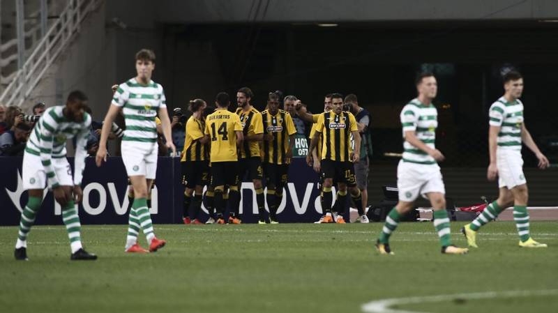 Celtic bounced from Champions League by AEK Athens