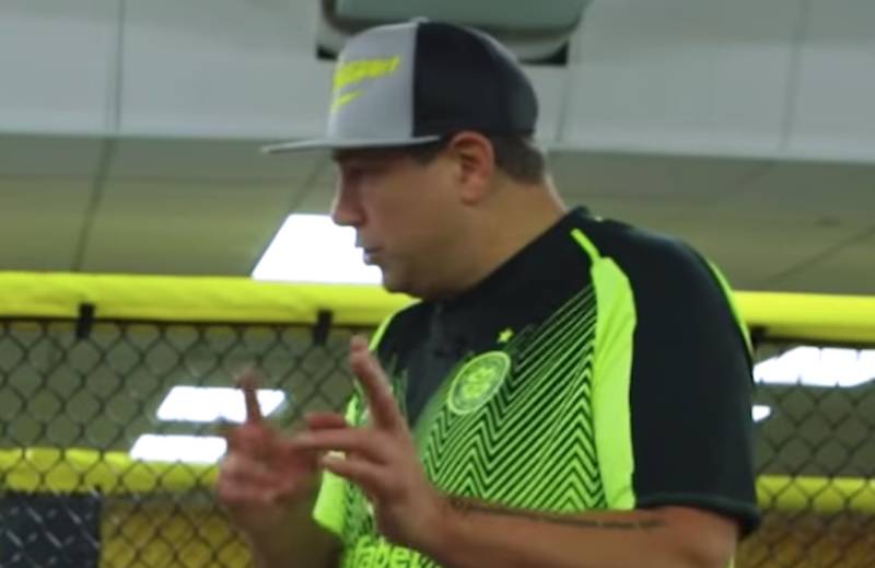 Video: Legendary MMA Coach Duke Roufus Wears Celtic Third Kit While Training UFC Star