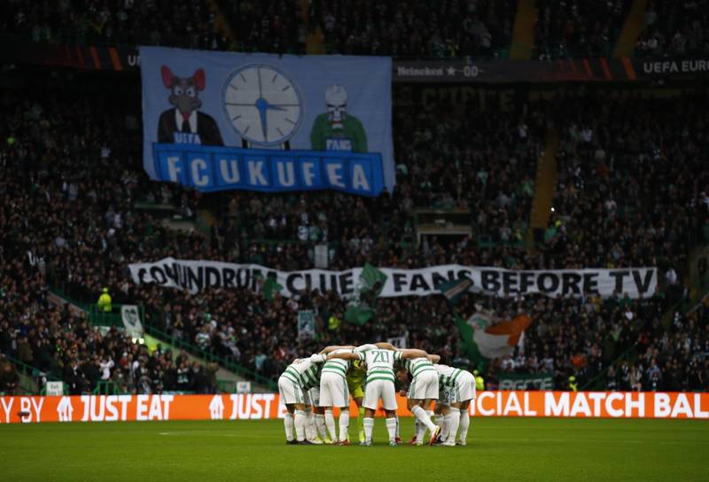 Green Brigade display Johny Doyle tribute