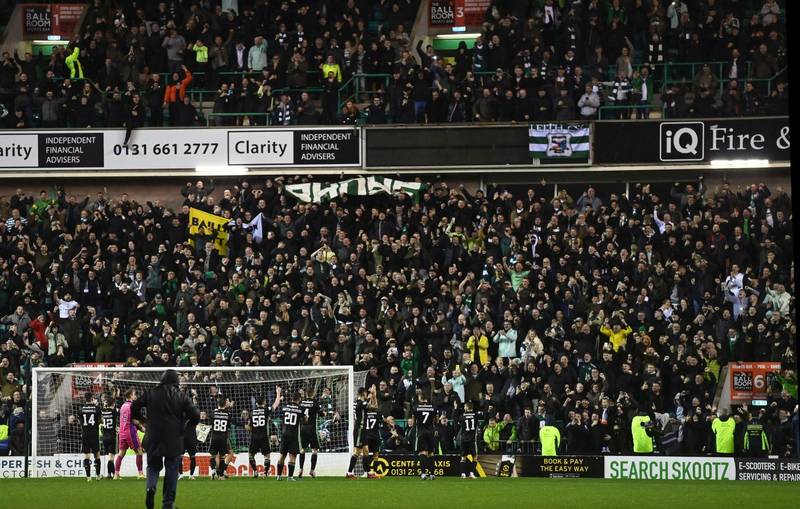 Hibs 1 Celtic 3 gubbins: Ange Postecoglou’s men sparkle but away fans show ugly side during Walter Smith minute’s silence