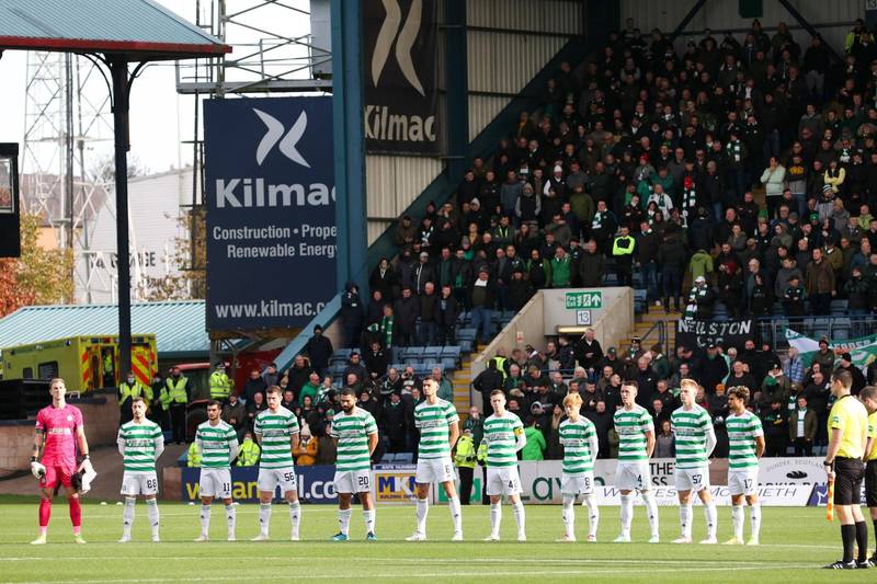 What Celtic’s Ange Postecoglou said on disruption of minute’s silence Bernard Higgins protest