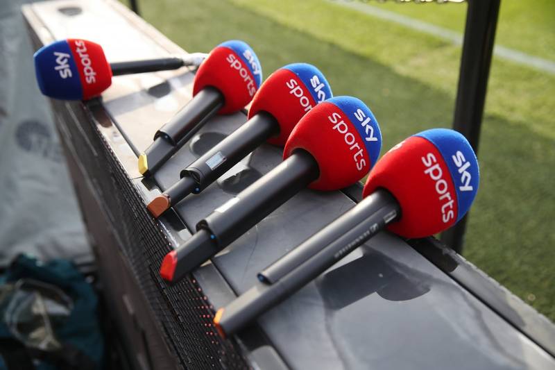 Angry Sky Hack Wails As Celtic Fans And Irish Journalist Poke Him With A Stick.