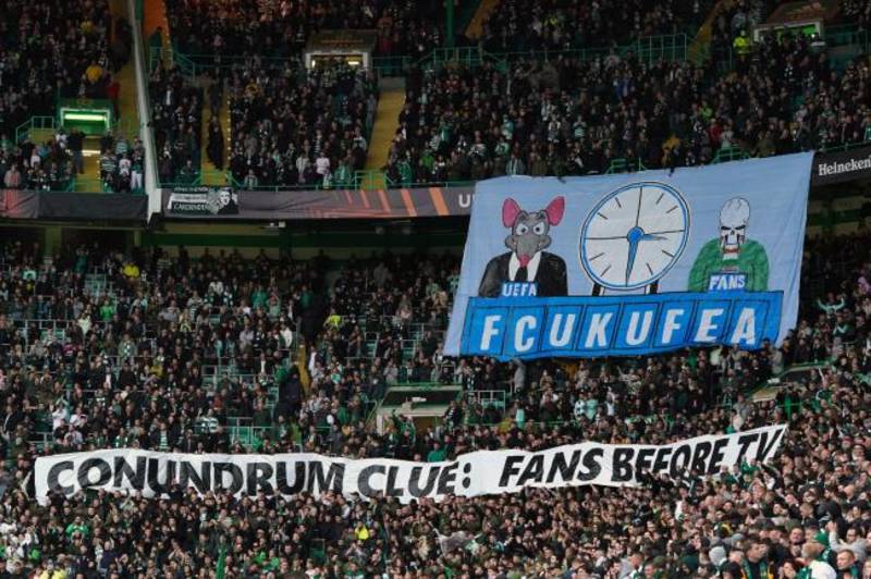 Celtic fined by UEFA for ‘provocative and offensive’ banner