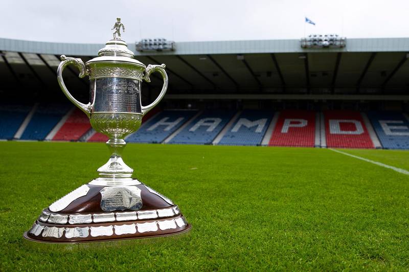 When is the Scottish Cup fourth round draw? What channel is it on? Who can Rangers, Celtic, Hearts, Hibs and other Premiership clubs face