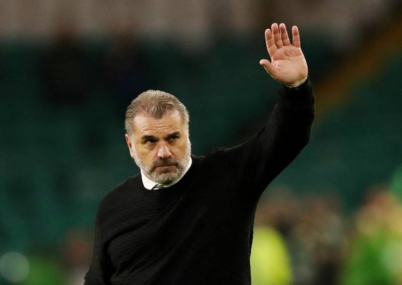 Fan cam- watch charged up Ange celebrate with the Celtic support at Tannadice