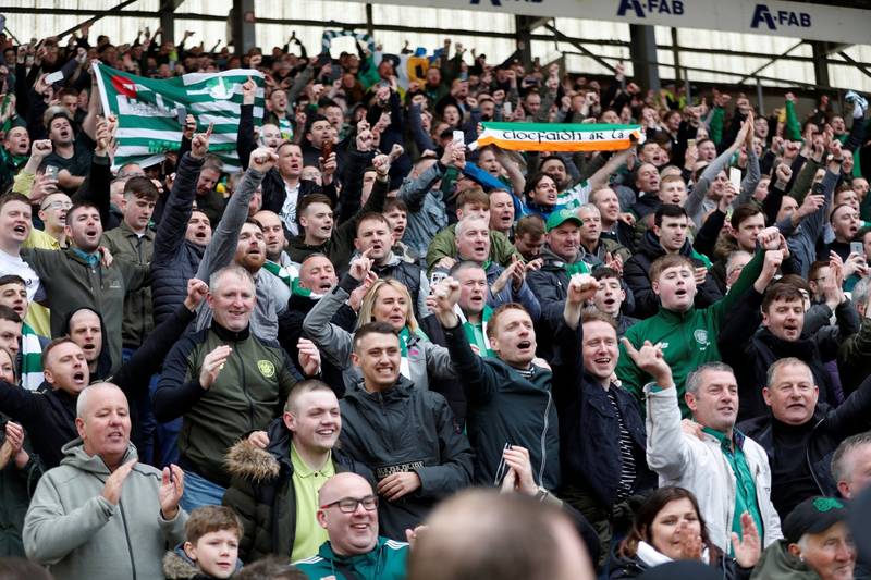 Green Brigade get their Bernard Higgins message through to Celtic players