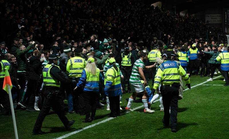 Ross County 1-2 Celtic extras: spare the guillotine over travelling fans’ pitch invasion, referee Muir’s two wrongs, and the irresistible rise of Ralston