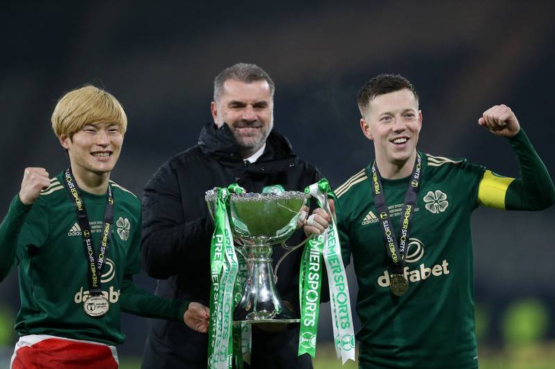 Unique footage as Kyogo and Callum soak up You’ll Never Walk Alone at Hampden