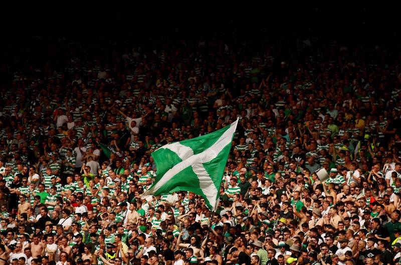 They’re there and they’re always there- Celtic fans watch the action at McDiarmid Park